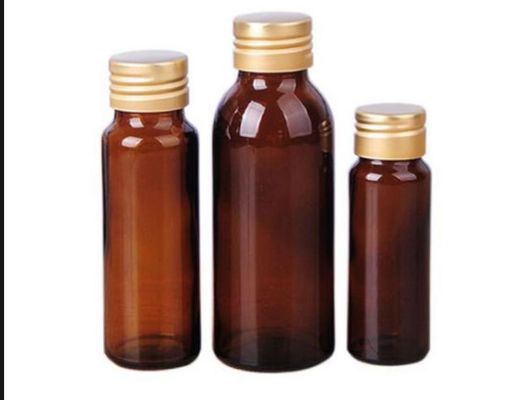250ml προφορικό υγρό φορμαρισμένο η Amber φιαλίδιο μπουκαλιών του γυαλιού ασβέστη σόδας