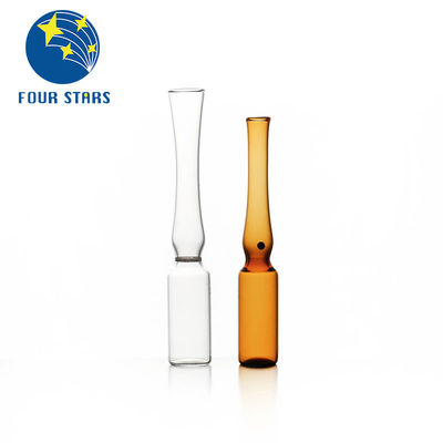 ποιότητας  Amber Clear Pharmaceutical Empty Glass Ampoules YBB/ISO 1ml Ampule εργοστάσιο