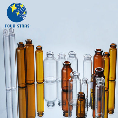 ποιότητας  10ml Clear Amber Screw Cap Vials Neutral Borosilicate Glass εργοστάσιο