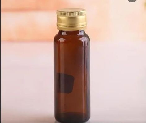 500ml καφετής ηλέκτρινος κύκλος μπουκαλιών γυαλιού προφορικός υγρός