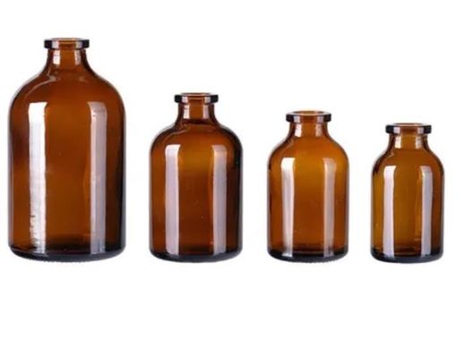 Σαφές ή ηλέκτρινο μπουκάλι ουδέτερο Borosilicate γυαλιού 1ml ιατρικό