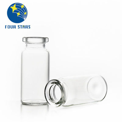 Διαφανή στρογγυλά σωληνοειδή φιαλίδια 2ml-50ml σωλήνων δοκιμής φιαλιδίων γυαλιού