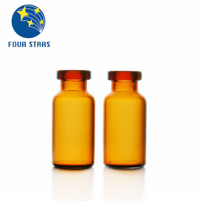 Φαρμακευτικά 2ml 5ml 7ml 10ml 15ml 20ml 30ml καθαρίζουν τα ηλέκτρινα φιαλίδια εγχύσεων γυαλιού σωληνοειδή