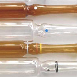 Ελαφρύς τηκτός ευθύς λαιμός 1ml φιαλλιδίων γυαλιού γυαλιού κενός