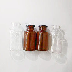 Ιατρικά φιαλίδια 10ml γυαλιού εγχύσεων με τα καλύμματα